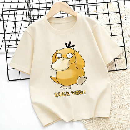Graphic T Shirt Man Women Short Sleeve Tee Top Streetwear Oversized Casual Parent-child Clothing