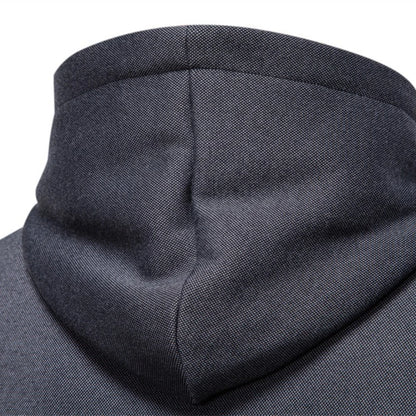 Y2K Zip Up Hoodie Men Solid Color Winter Warm Retro Streetwear Minimalist Design Sportswear Zipper Hooded Sweatshirts