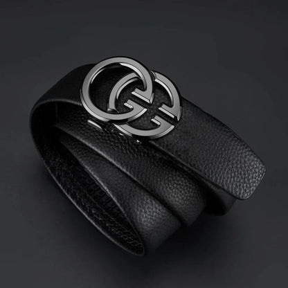 Luxury Brand Famous Genuine Leather Male Belts Business Men Belts for Pants Jeans Strap High Quality Designers Double G Buckle