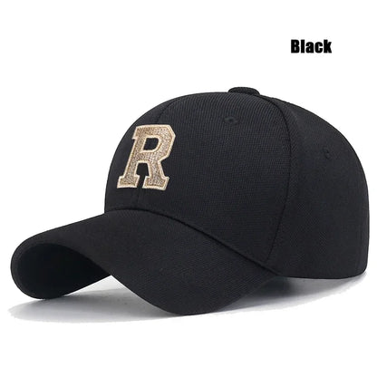 Gold Thread 3D Embroidery Adjustable Elastic Pineapple Cloth Baseball Cap Trucker Hats
