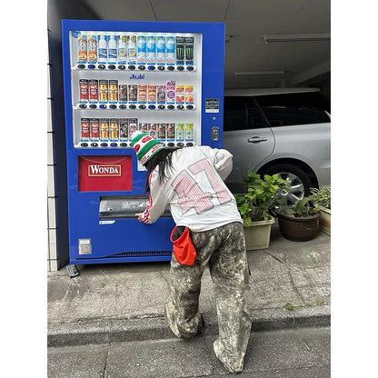 Women Gothic Baggy Y2k Jeans American 2000s Style Embroidery Jean Pants Vintage Harajuku Oversize Denim Trousers Autumn