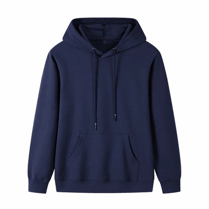 Fashion 9 Colors High-Quality Pullovers Custom Logo Printed Personal Group Brand Embroidery Men and Women 100% Cotton Hoodies