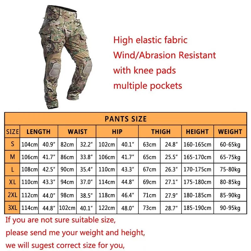 GEN3 Tactical Pants Outdoor Hiking Hunting Clothes Wilderness Survival Wear-resistant Scratch Resistant Combat Workwear Pants