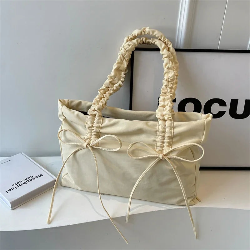 Solid Color Nylon Casual Shoulder Bags Large Capacity High Quality Versatile Crossbody Bags for Women 2025 Fashion Hot Sale