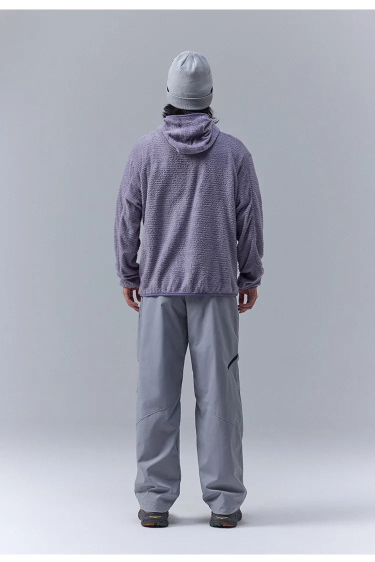 All Season 190g Ultra-light Breathable Thermal Hoodie, Urban Outdoor Techwear Mid-layer with Thumbholes & Zip Pocket
