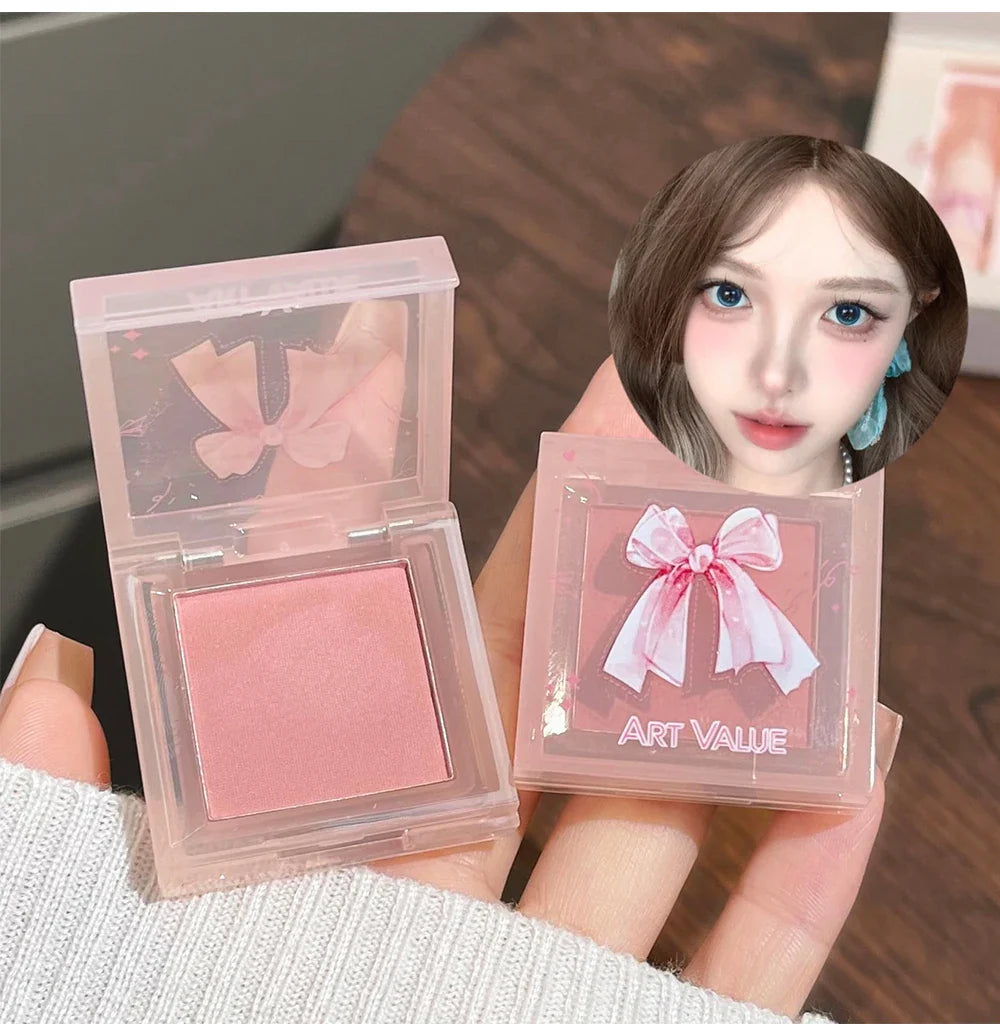 Makeup Sets Include 4Pcs Velvet Matte Lip Mud,1 Pc Blush Palette And 1 Necklace Gift Cosmetics Kits Lasting Lipgloss