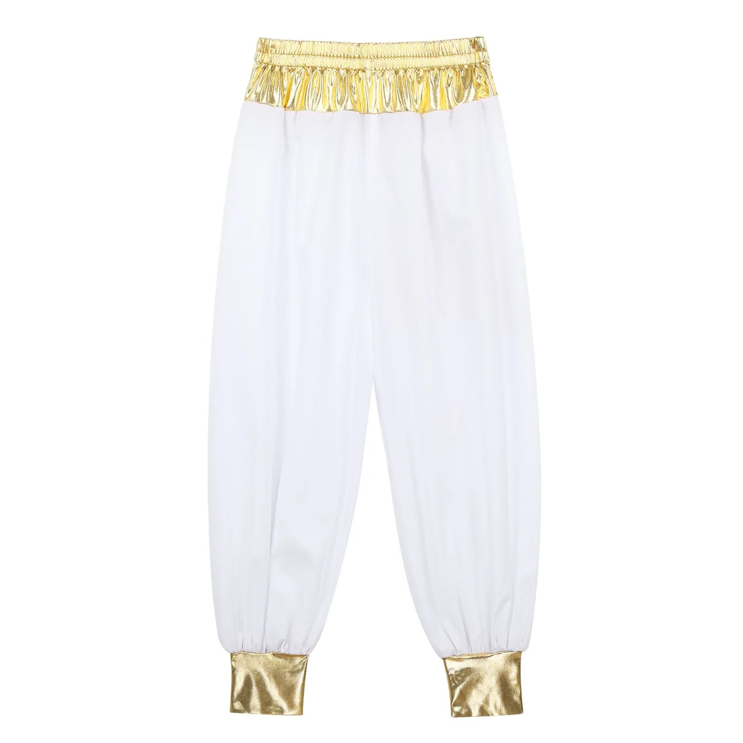 Boys Arabian Costume Arabian Prince Cosplay Dress Up Vest Waistcoat Harem Pants Suit for Halloween Carnival Stage Performance