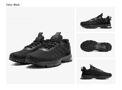 Men Running Shoes Lightweight Breathable Jogging Sport Shoes Male Lace-up Fashion Comfort Casual Sneakers Non-slip