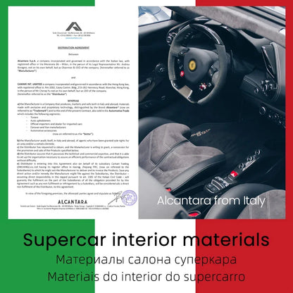 Case for iPhone 17 16 Pro Max Compatible Magsafe Business Supercar Interior Same Suede Leather Phone Cover