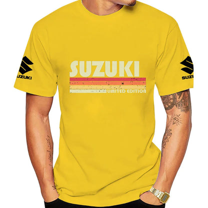 2026 Retro Summer New Fashion 100% Cotton Trendy Men T-shirt Daily Outdoor Sports Party Casual Loose Street Short Sleeve