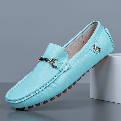Handmade Leather Casual Men Shoes Design Loafers Man Comfortable Slip on Men Loafers Hot Sale Moccasins Driving Shoes
