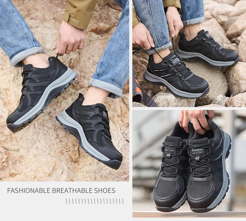 Safety shoes, anti-smashing and anti-puncture work shoes, insulated shoes, men's protective boots, men's shoes