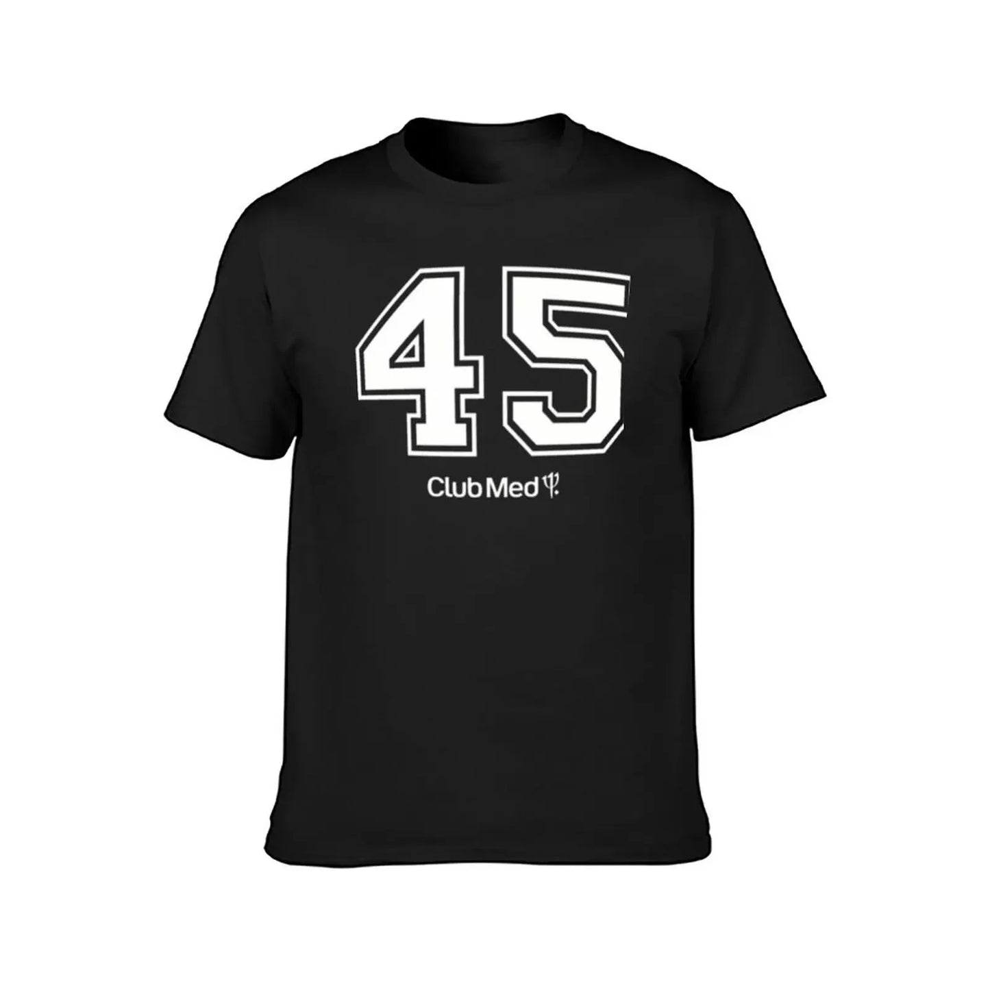 Number 45 Club Med T-Shirt quick drying custom shirt anime stuff plain black t shirts men