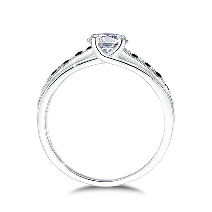 1 Carat Moissanite Rings With Certificate Original 100% Silver 925 Party Designer Jewelry Wife Gift Free Shipping Items