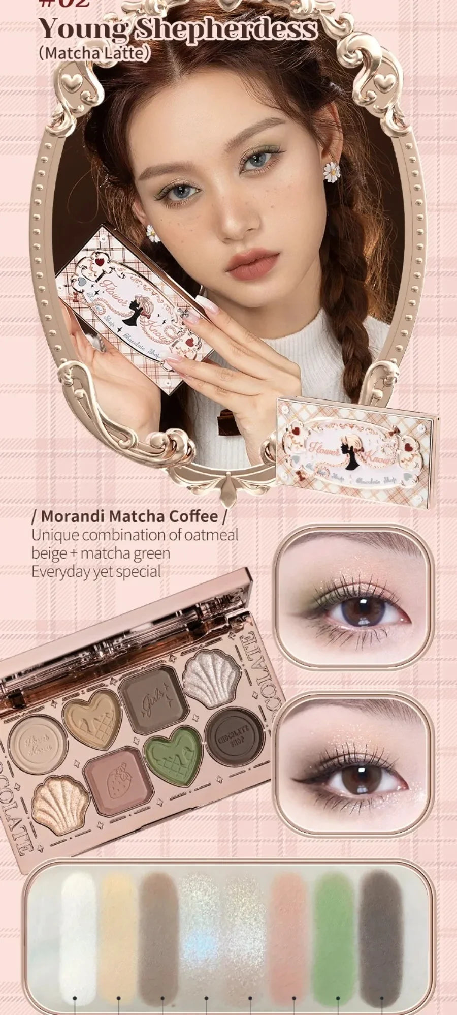 All In One Makeup Set Gift Box Garden Cushion Cream Foundation Matte Blush Long Lasting Velvet Lip Cream With Bag