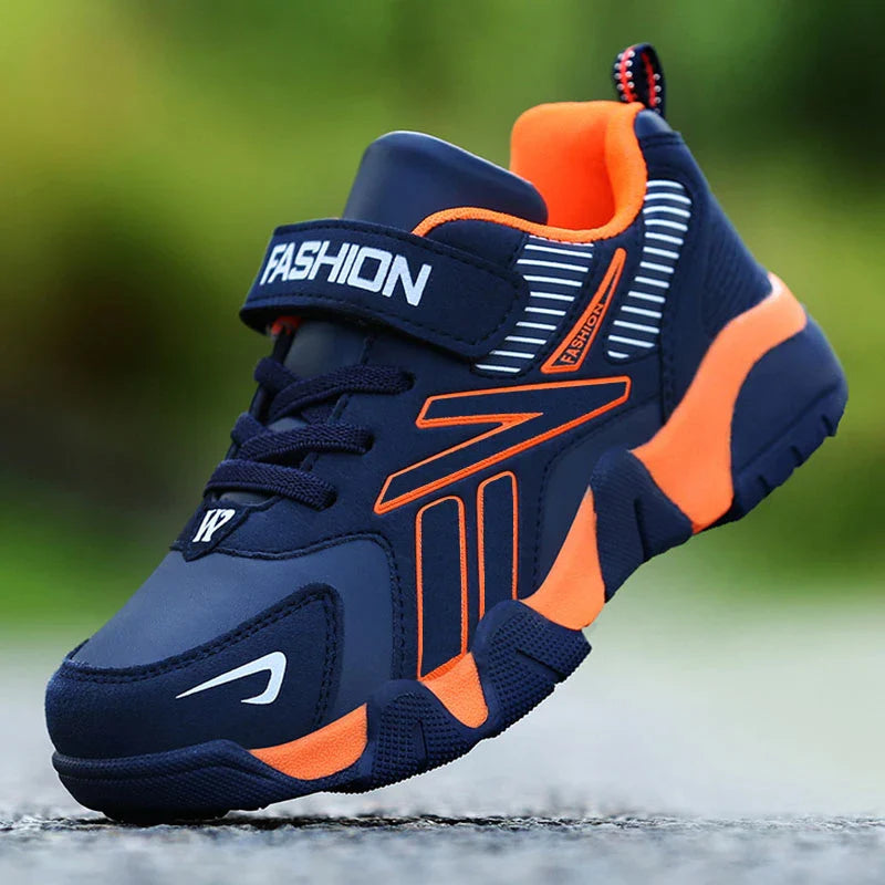 Children's Sneakers for Boy Lightweight Sport Tennis Shoes Fashion Breathable Mesh Kids School Running Basketball Shoes Non Slip