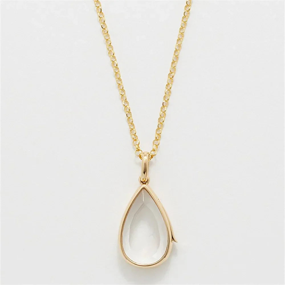 Open Pendant Necklace for Women Girls Simple Fashion DIY Accessory Necklace 2025 New Trendy Cute Choker Necklace Jewelry Gift