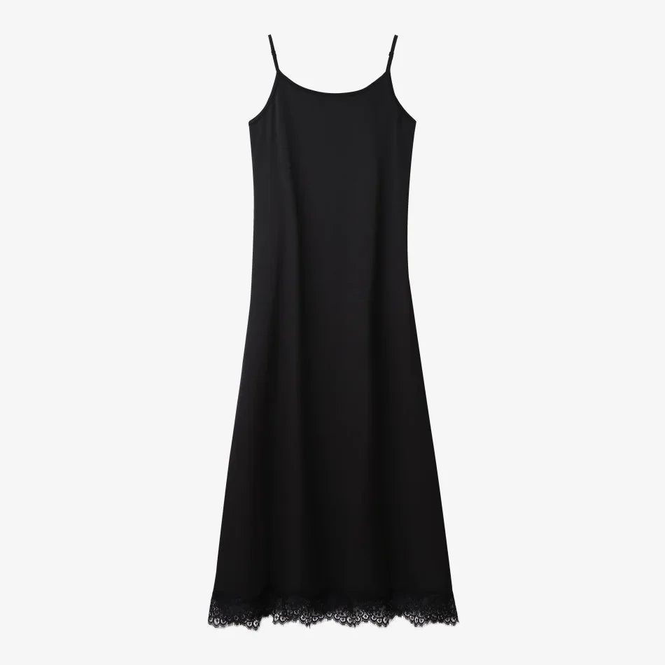 Lace slip satin dress + lace satin skirt +knitting vest + knitting cardigan collection woman dressy outfit