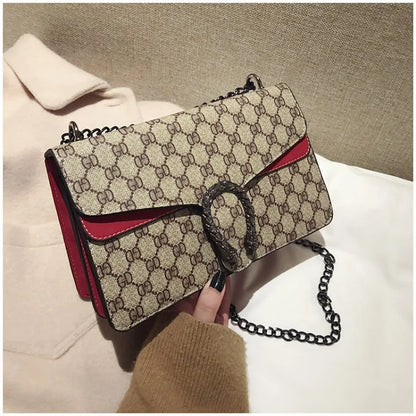 2025 New Trendy Fashion Dionysus Bag Vintage Print Mini Shoulder Crossbody Chain Bag for Women