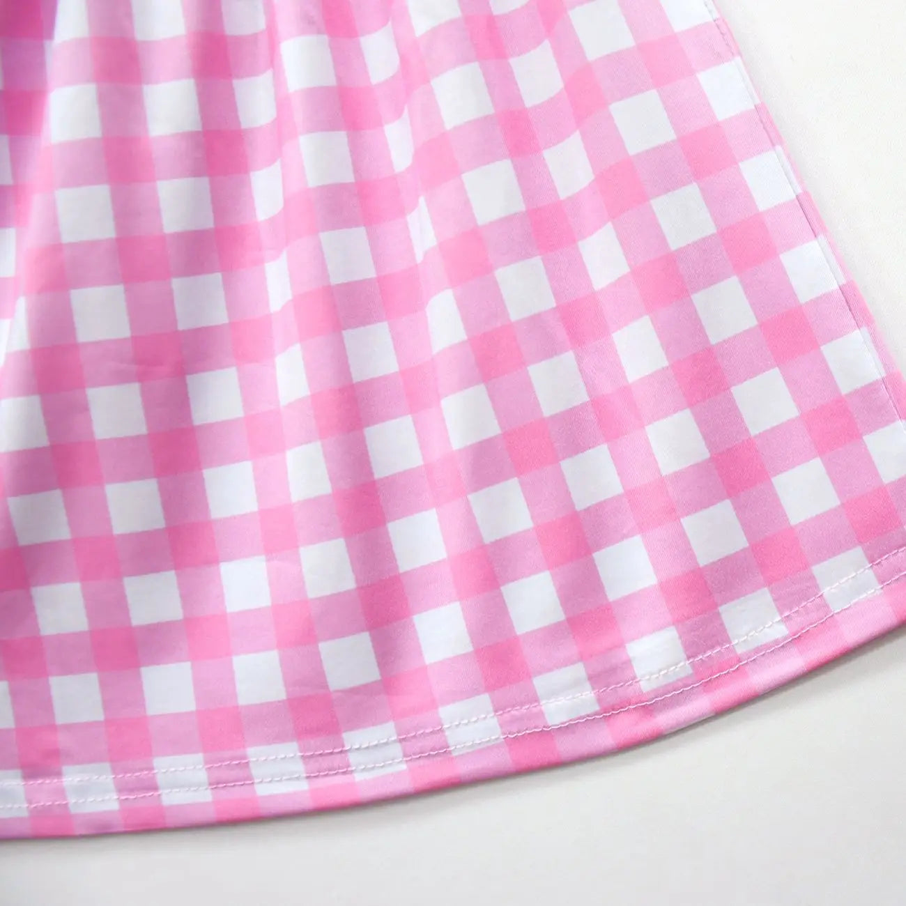 Girl pink plaid skirt Costume Sleeveless Princess Dress for Birthday Kids Children Clothing 2026  carnival Babies Party Dresse