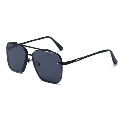 Sunglasses Cool Men Vintage Luxury Brand Design Metal Sun Glasses Women
