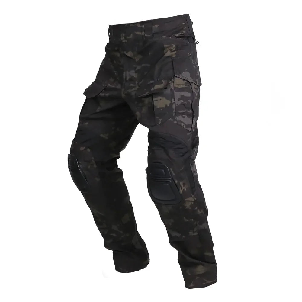 G3 Tactical Pants Combat Mens Cargo Trousers Camping Airsoft Paintball Hiking Hunting Pants Training Trekking Wear-resisting