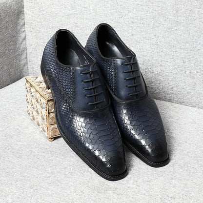 2026 Classic Luxury Designer Newest Men Dress Shoes Handmade Genuine Leather Lace-up Fashion Business Oxford Formal Suits Shoe