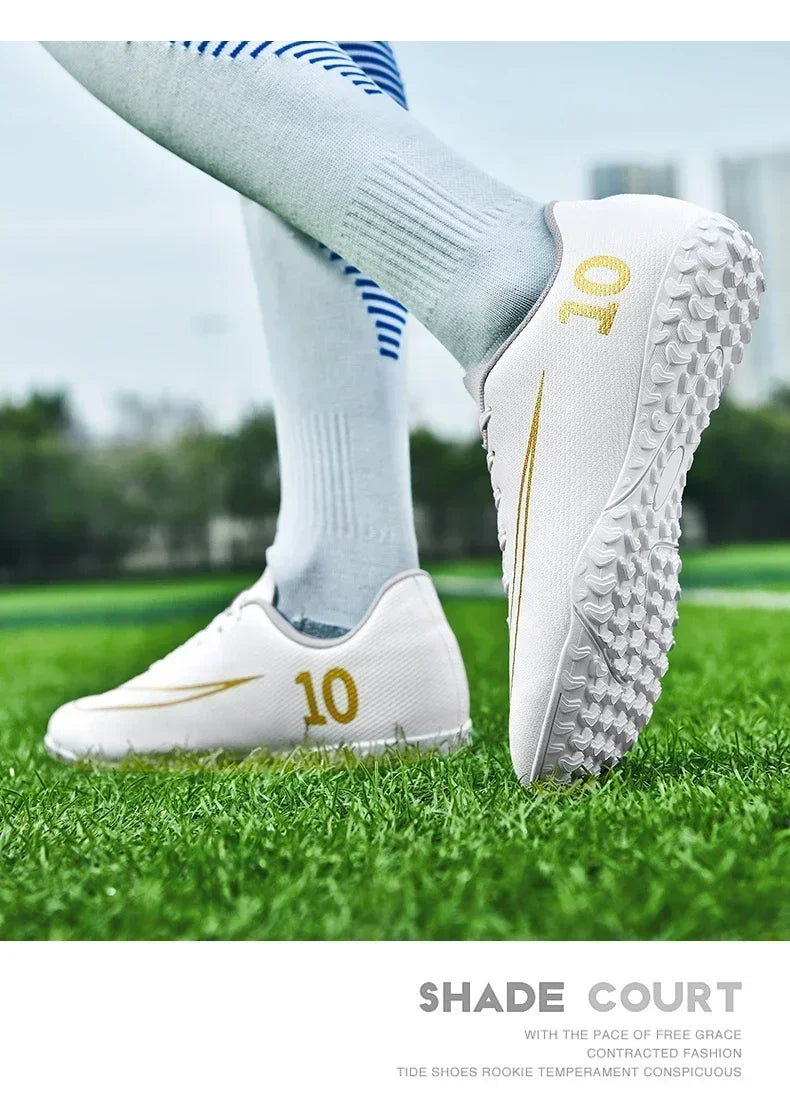 New Men Football Boots Professional Soccer Shoes Training Outdoor Adult Kids Ultralight TF/FG Sports Shoes Futsal High-quality