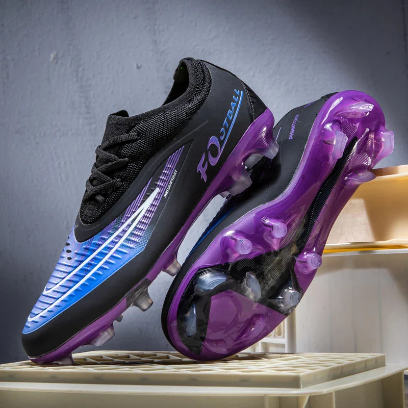 New Men Soccer Shoes Professional Sneakers Match Comfortable Football Boots Non-Slip TF/FG Ankle Boys Sports Shoes Unisex