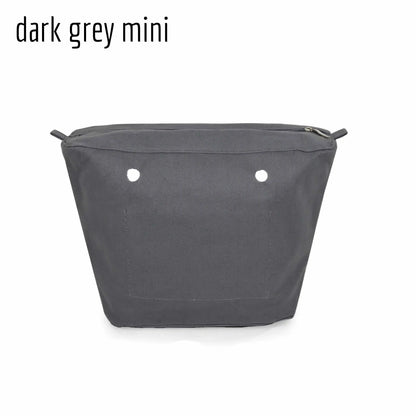 New Waterproof Inner Bag Organizer Insert Zipper Pocket for Classic Mini Obag Canvas Material for O Bag