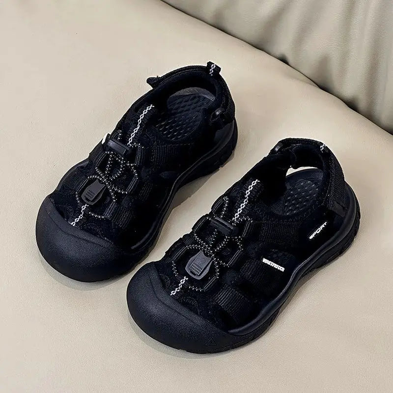 Boys Closed-Toe Sandals 2026 Summer New Arrivals Kids Casual Sneakers Non-Slip Soft Sole Beach Walking Shoes
