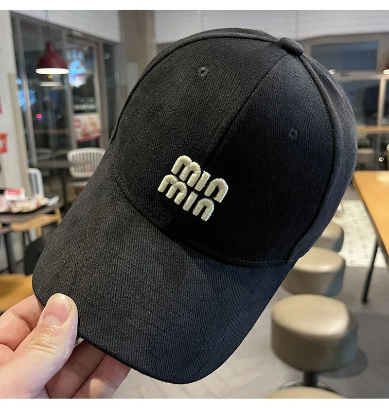 Korean Version High-quality Hard-top Baseball Cap Women Men Spring Autumn Versatile Embroidery Suncap Male Female Classic Hat