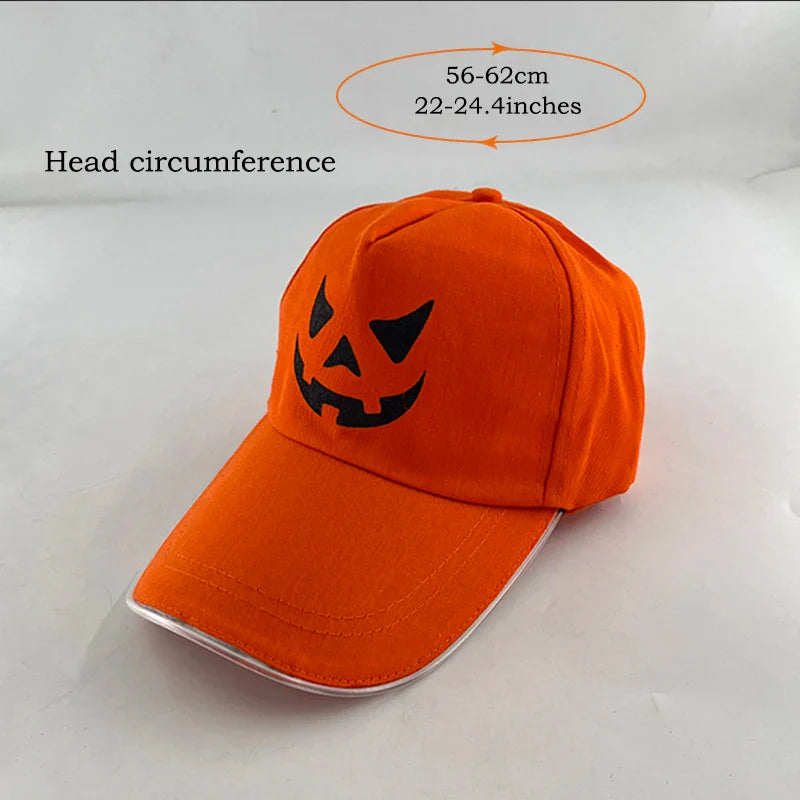Hot LED Light Up Baseball Cap Neon Colorful Glowing Adjustable Sun Hats For Women Men Night Running Caps Travel Supplies