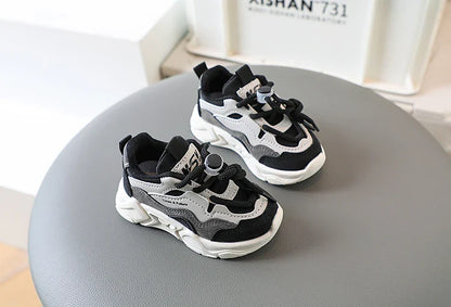 Children Sneakers for Boys Girls Lace-up Non-slip Spring New Girls Sport Shoes Classic Kids Casual Running Cute Toddler Shoes