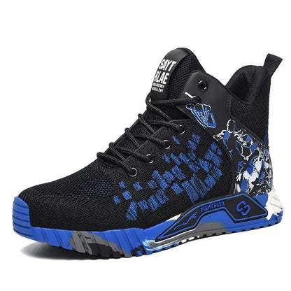 Indestructible Safety Shoes High Quality Men Steel Toe protective Safety Work Shoes Men anti-smash Puncture-Proof Safety Boots