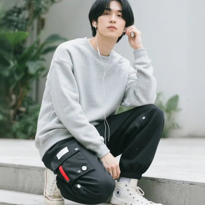 New Multi Pockets Harem Pants Trousers Fashion Streetwear Men's Hip Hop Casual Male Track Pants Joggers  5XL extra large