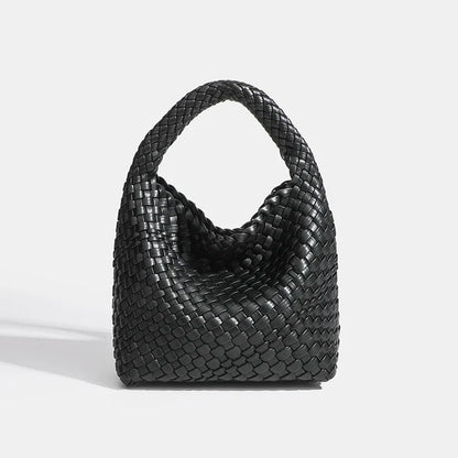 Designer bag Luxury 2024 woman bag Brand New Product PU Small size hand-woven bucket bag High quality Women's handbag