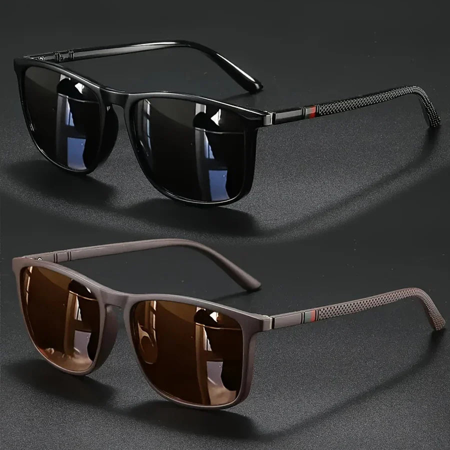 Luxury Square Vintage Polarized Cycling Sunglasses Men Women Fashion Travel Driving Fishing Sun Glasses Male Eyewear UV400