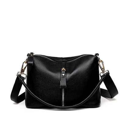 High Quality Genuine Leather Women Tote Bag Luxury Soft Cowhide Ladies Shoulder Crossbody Bags 2024 Fashion Female Messenger Sac