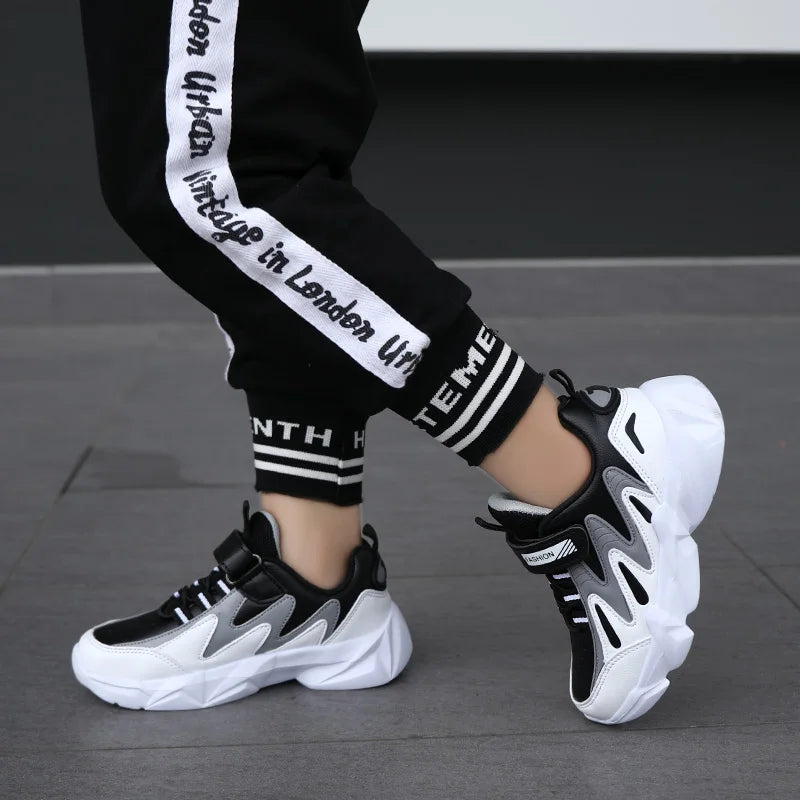 Children Sneakers Casual Shoes for Boys Leather Comfortable High Quality Running Sports Kids Girls Flat Shoes Fashion