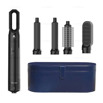 5 In 1 Hair Dryer Comb Set Professional Hot Air Styler For Hair Curling Straightening And Volumizing At Home