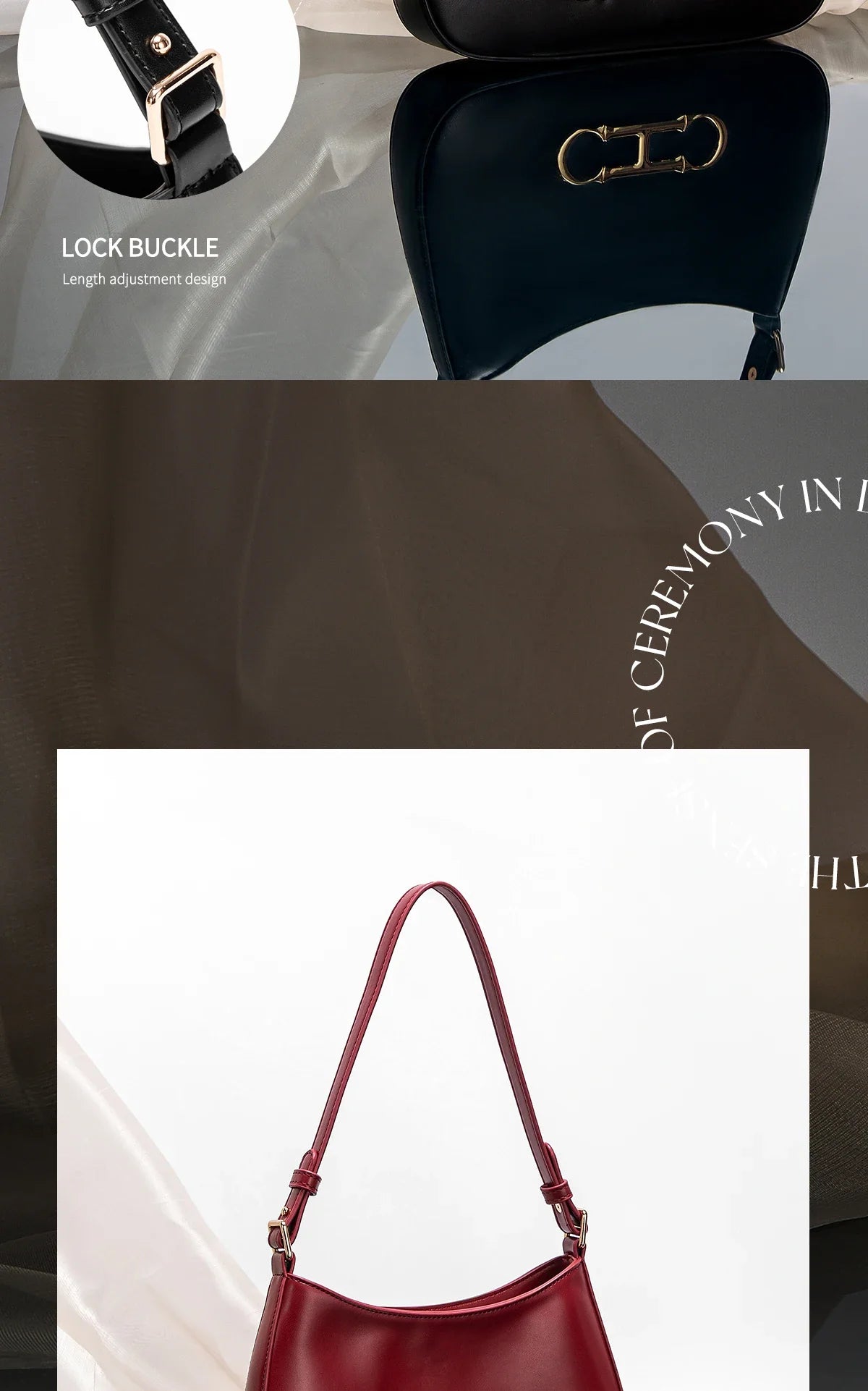 Retro Style Pure Colour Design Fashion Classic Women's Handbag Leisure Simple Match Women's Shoulder Bag