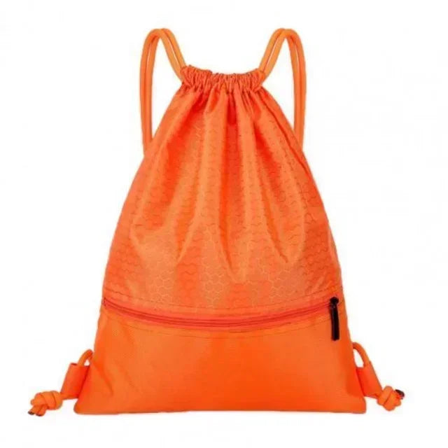 Sport 5 Color Drawstring Pocket Simple Backpack Men's and Women's Fitness Backpack Lightweight Basketball Bag Oxford Zipper Bags