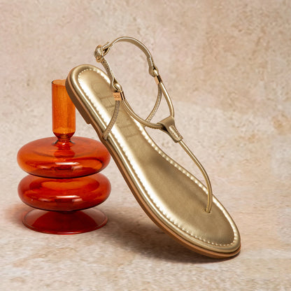 Season's New Fashionable Comfortable Women's Sandals Solid Colour Design Simple Hundred Hitched Strappy Women's Flat Shoes