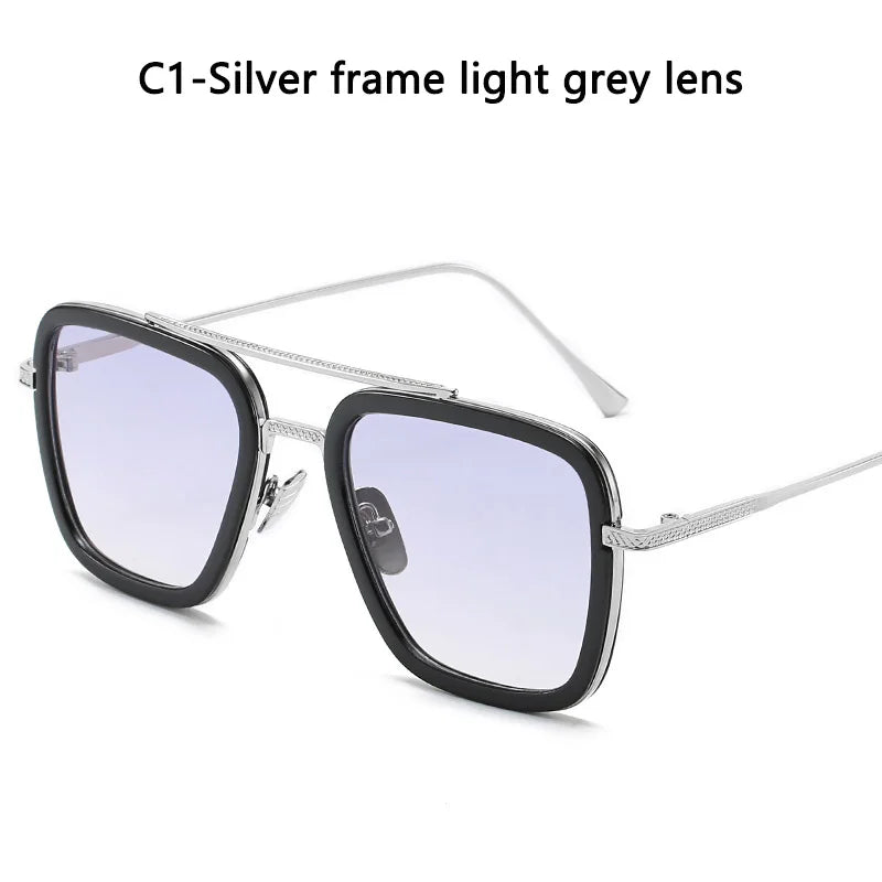 Glasses Men Women Sunglasses Iron man Eyewear Steampunk Sun Glasses