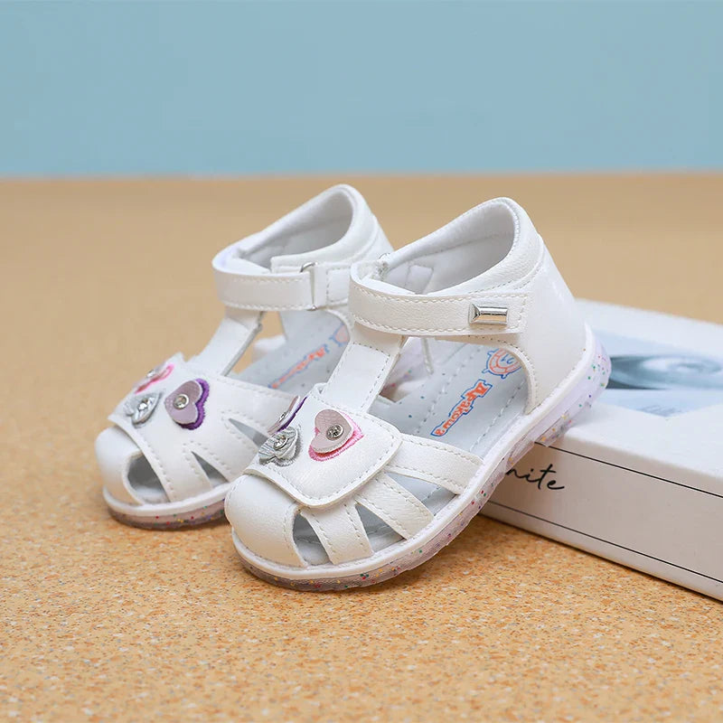 Children Sandals Summer Little Girl Sandals Baotou Girls Beach Sandals Hollow Breathable Baby Shoe