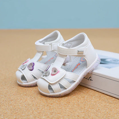 Children Sandals Summer Little Girl Sandals Baotou Girls Beach Sandals Hollow Breathable Baby Shoe