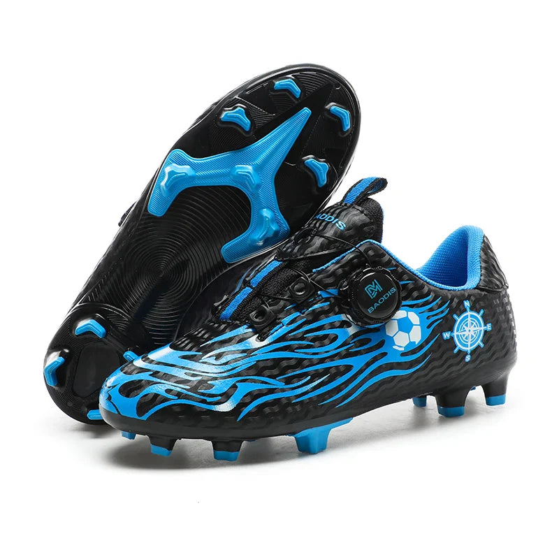 New Children Soccer Cleats Football Boots TF FG Anti-Slip Comfortable Training Shoes Outdoor Indoor Sneakers for Kids Boys Girls