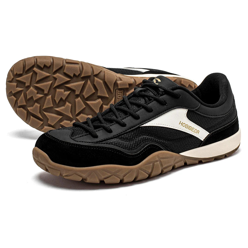 Wide Width Hiking Shoes Unisex Trekking Trail Running Sneakers Retro Non Slip Lace-Up Walking Shoes