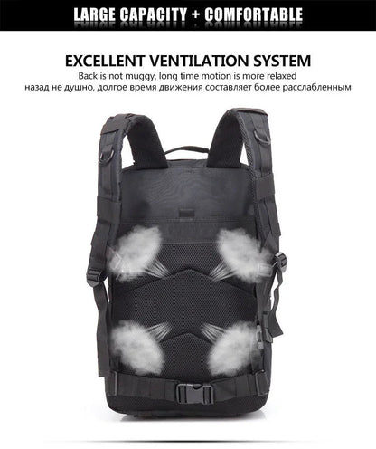 30/45L Man Tactical Backpacks HkingTraveling Bags Survival Outdoor 3P Assault Pack EDC Molle Pack For Trekking Hunting Bag